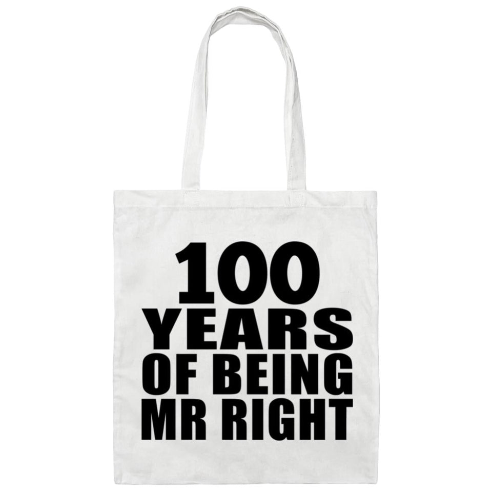 100th Anniversary 100 Years Of Being Mr Right - Tote Bag White