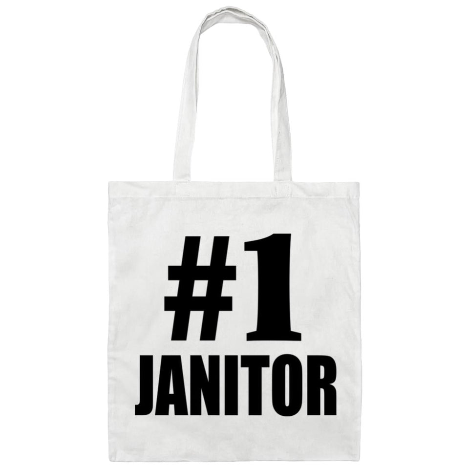 Number One #1 Janitor - Tote Bag White