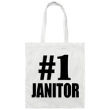 Number One #1 Janitor - Tote Bag White