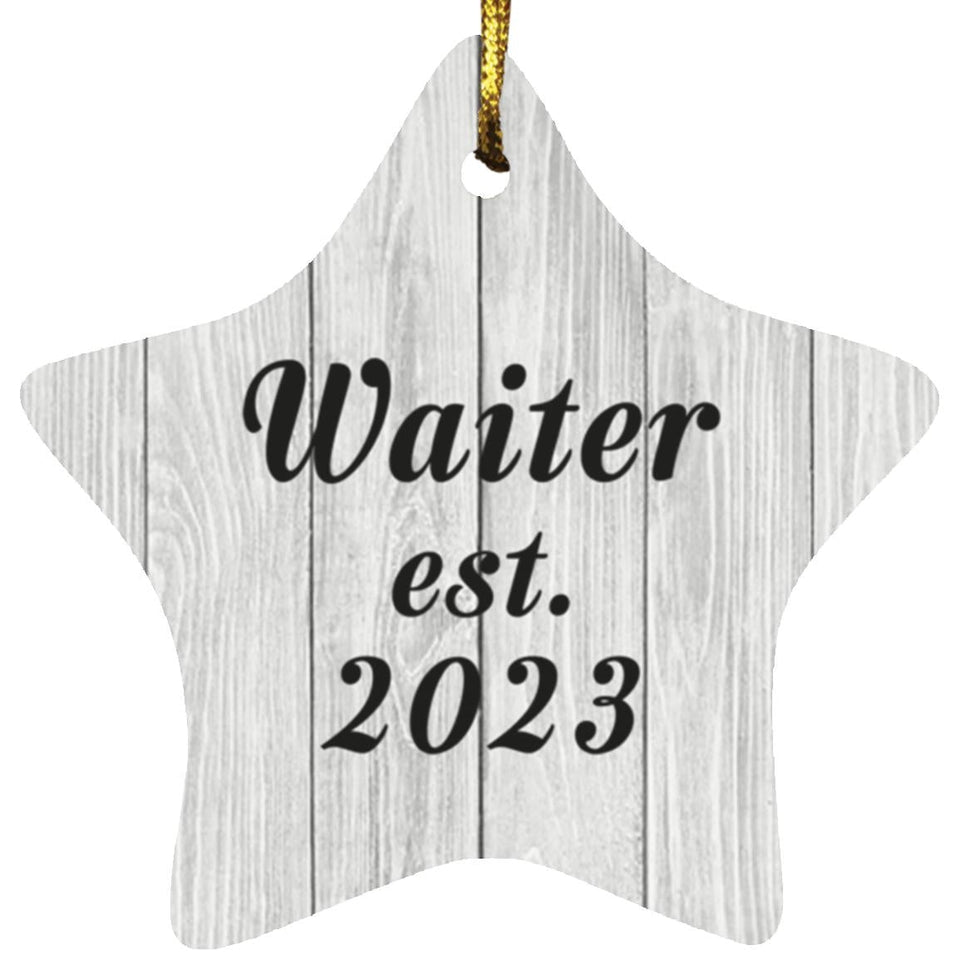 Waiter Established Est. 2023 - Star Ornament F
