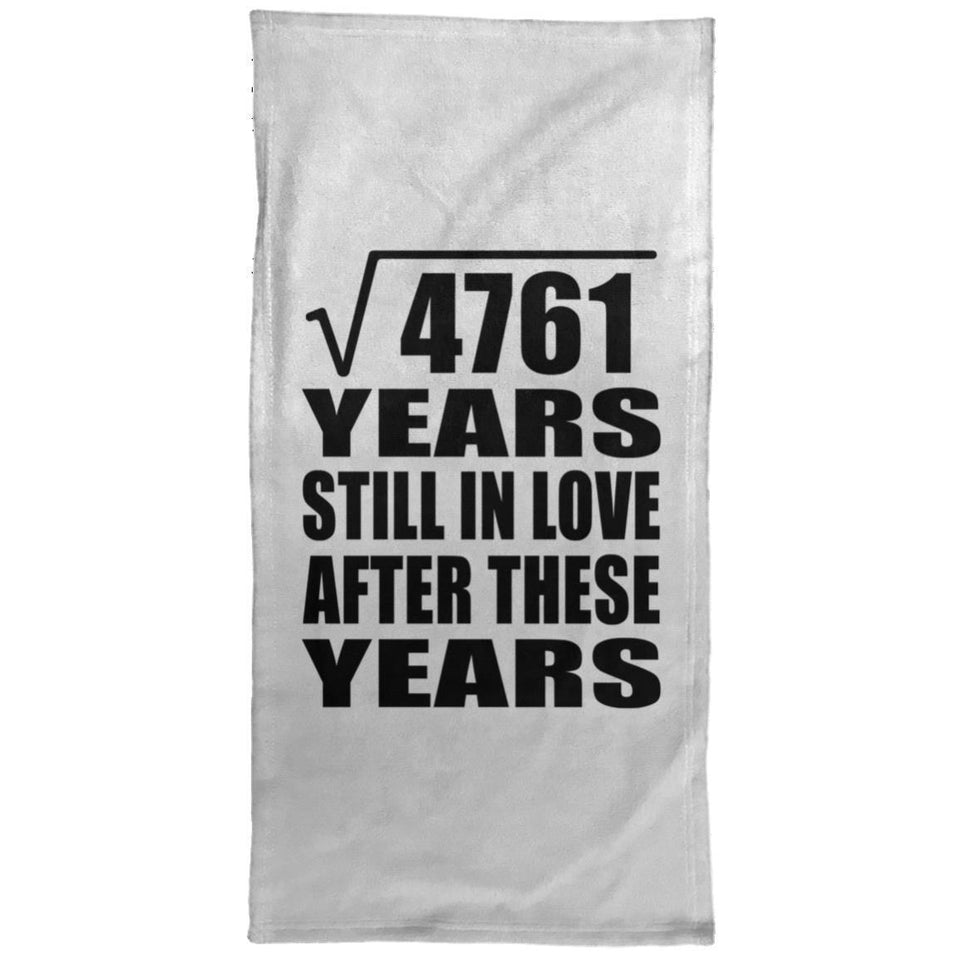 69th Anniversary Square Root of 4761 Years Still In Love - Hand Towel