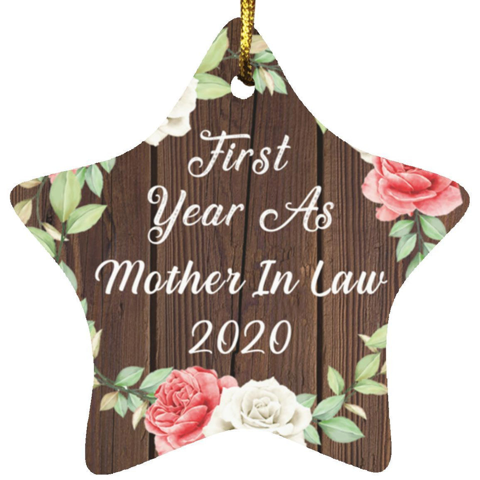 First Year As Mother In Law 2020 - Star Ornament A