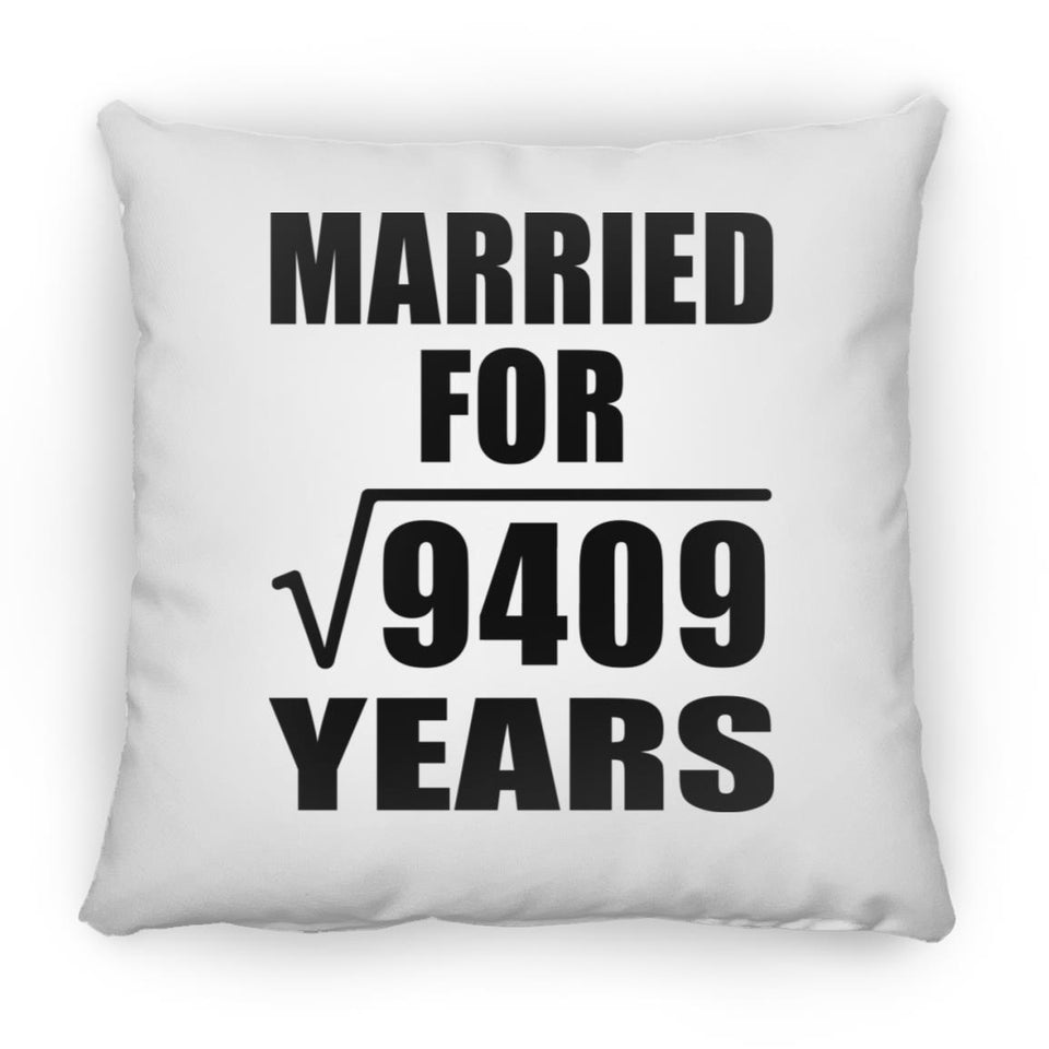 97th Anniversary Married For Square Root of 9409 Years - Throw Pillow