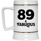 89th Birthday 89 & Fabulous - Beer Stein