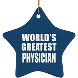 World's Greatest Physician - Star Ornament