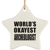 World's Okayest Archeologist - Star Ornament
