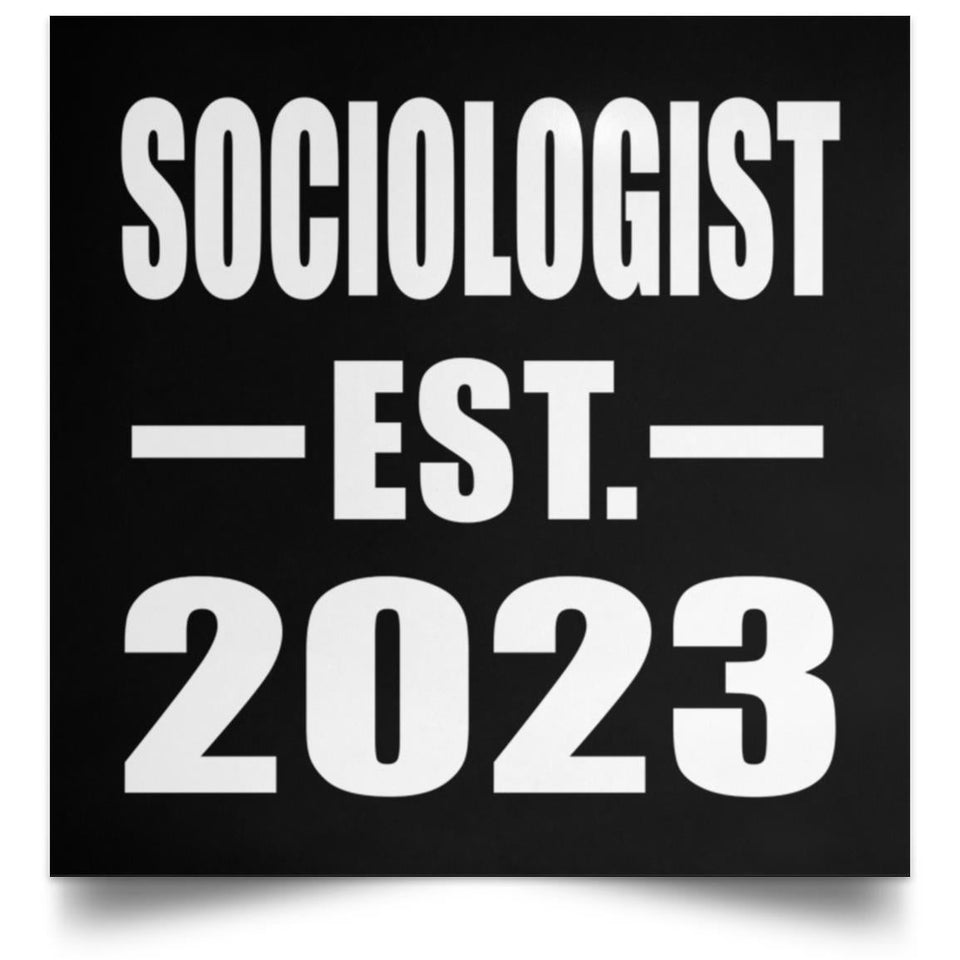 Sociologist Established EST. 2023 - Poster Square