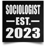 Sociologist Established EST. 2023 - Poster Square