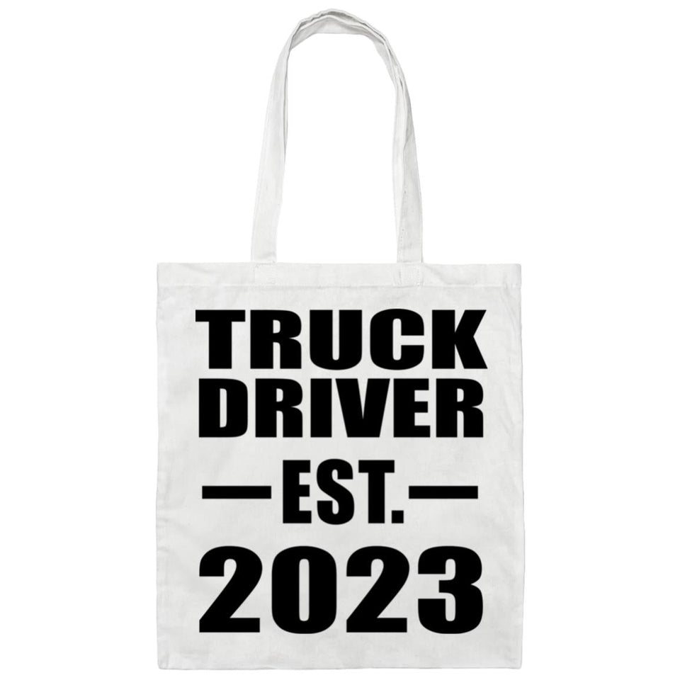 Truck Driver Established EST. 2023 - Tote Bag White