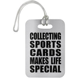 Collecting Sports Cards Makes Life Special - Luggage Bag Tag