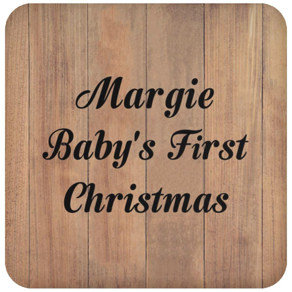 Margie Baby's First Christmas - Drink Coaster C