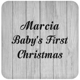 Marcia Baby's First Christmas - Drink Coaster F