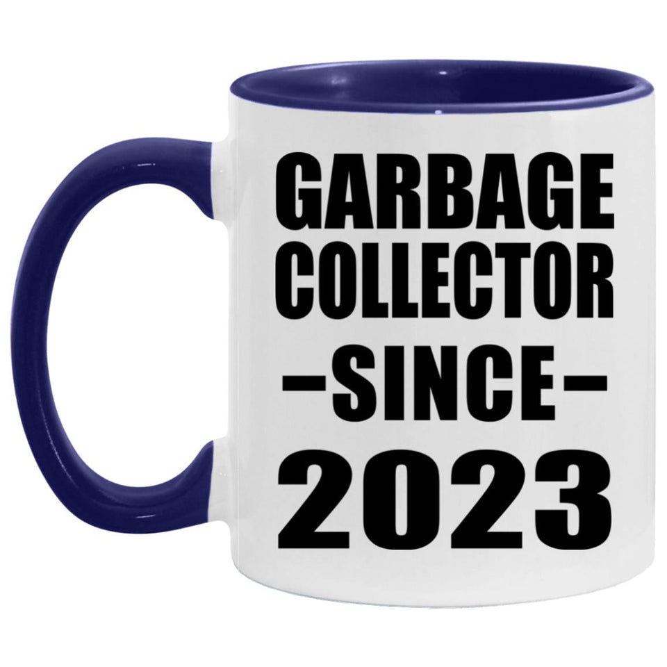 Garbage Collector Since 2023 - 11oz Accent Mug Purple