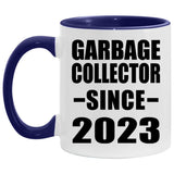 Garbage Collector Since 2023 - 11oz Accent Mug Purple