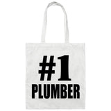 Number One #1 Plumber - Tote Bag White
