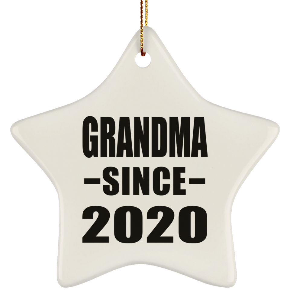 Grandma Since 2020 - Star Ornament