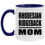 Rhodesian Ridgeback Mom - 11oz Accent Mug Purple