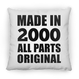 24th Birthday Made in 2000 All Parts Original - Throw Pillow