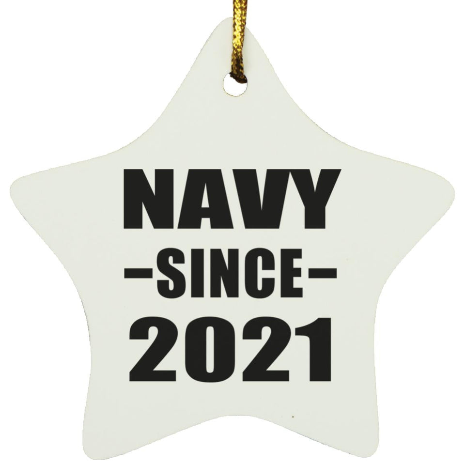 Navy Since 2021 - Star Ornament