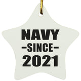 Navy Since 2021 - Star Ornament