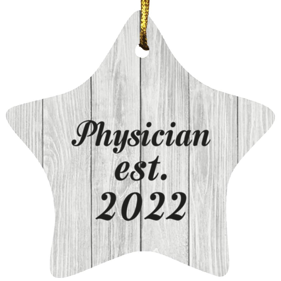 Physician Established Est. 2022 - Star Ornament F