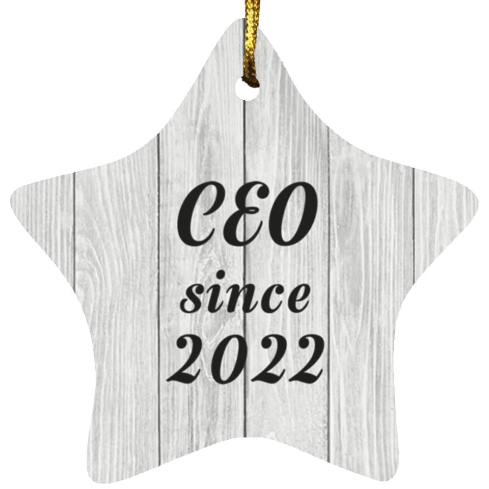 CEO Since 2022 - Star Ornament F