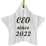 CEO Since 2022 - Star Ornament F