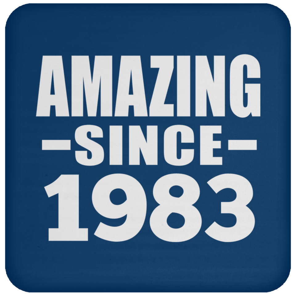 41st Birthday Amazing Since 1983 - Drink Coaster