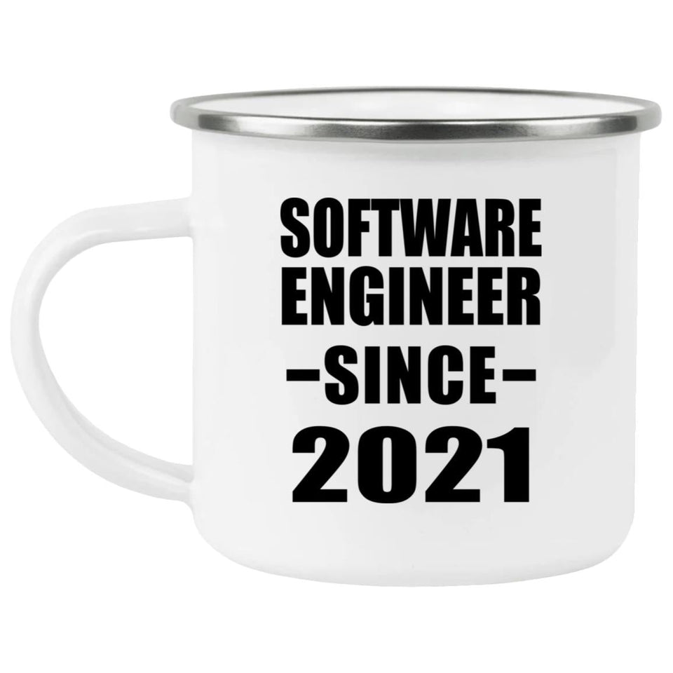 Software Engineer Since 2021 - 12oz Camping Mug