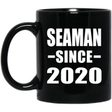 Seaman Since 2020 - 11oz Coffee Mug Black
