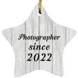 Photographer Since 2022 - Star Ornament F