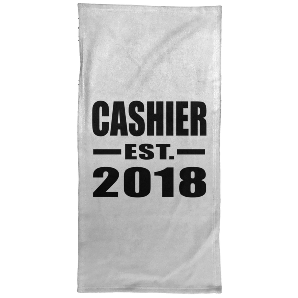 Cashier Established EST. 2018 - Hand Towel