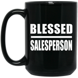 Blessed Salesperson - 15oz Coffee Mug Black