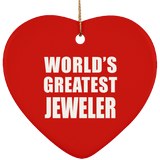 World's Greatest Jeweler - Heart Ornament