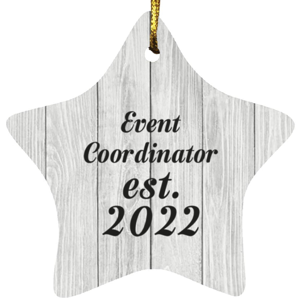Event Coordinator Established Est. 2022 - Star Ornament F