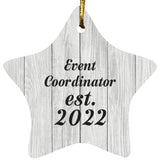 Event Coordinator Established Est. 2022 - Star Ornament F
