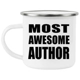Most Awesome Author - 12oz Camping Mug