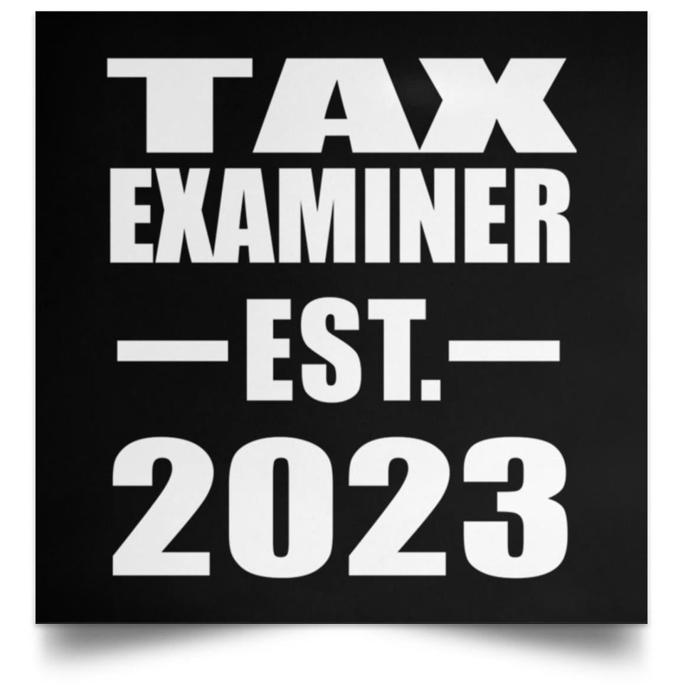 Tax Examiner Established EST. 2023 - Poster Square