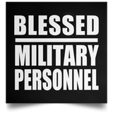 Blessed Military Personnel - Poster Square