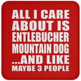 All I Care About Is Entlebucher Mountain Dog - Drink Coaster
