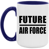 Future Air Force - 15oz Accent Mug Purple