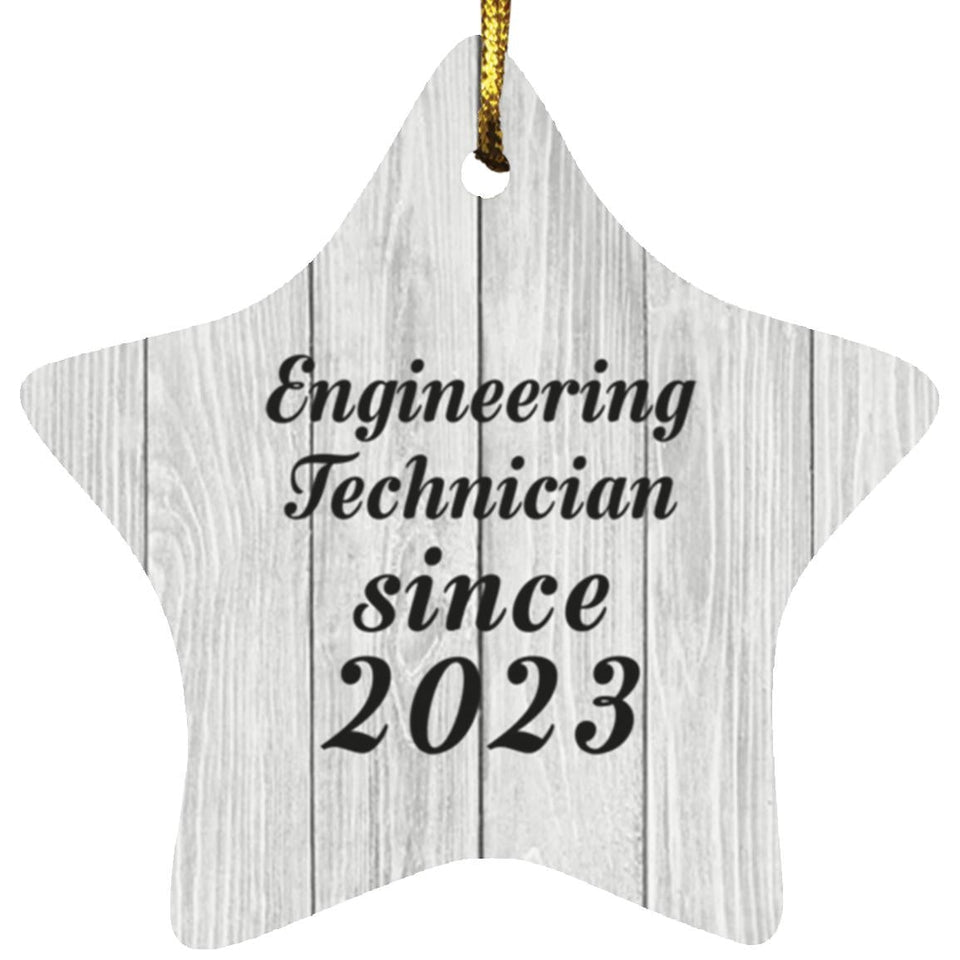 Engineering Technician Since 2023 - Star Ornament F