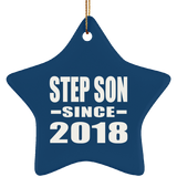 Step Son Since 2018 - Star Ornament