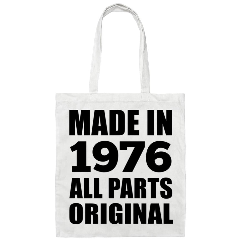 48th Birthday Made in 1976 All Parts Original - Tote Bag White