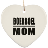 Boerboel Mom - Heart Ornament