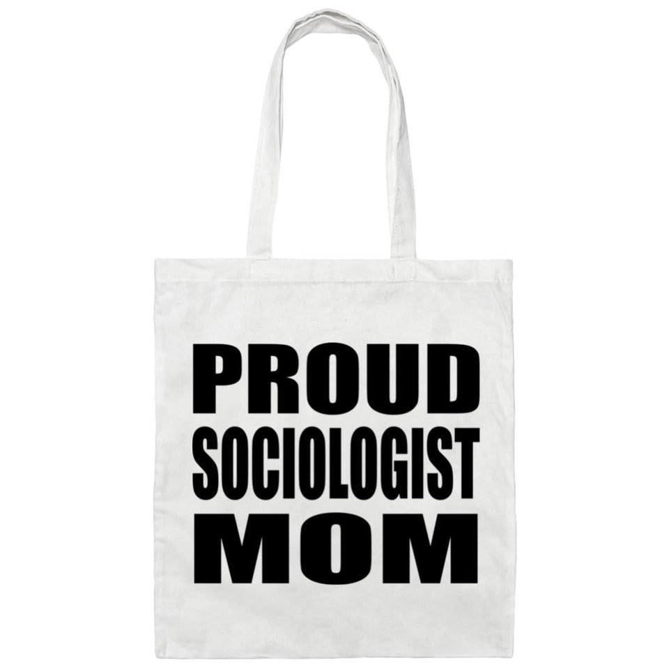 Proud Sociologist Mom - Tote Bag White