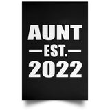 Aunt Established EST. 2022 - Poster Portrait
