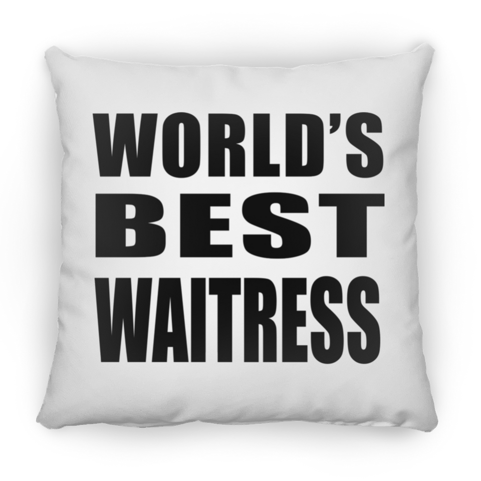 World's Best Waitress - Throw Pillow