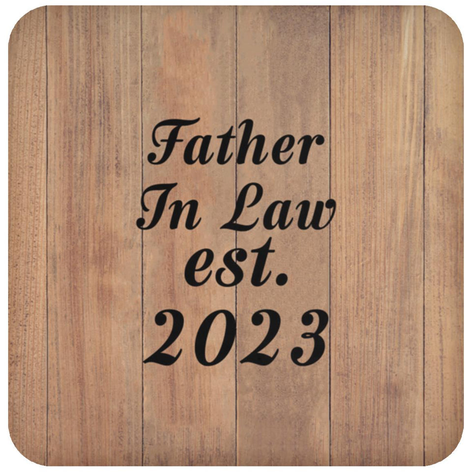 Father In Law Established EST. 2023 - Drink Coaster C