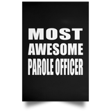 Most Awesome Parole Officer - Poster Portrait